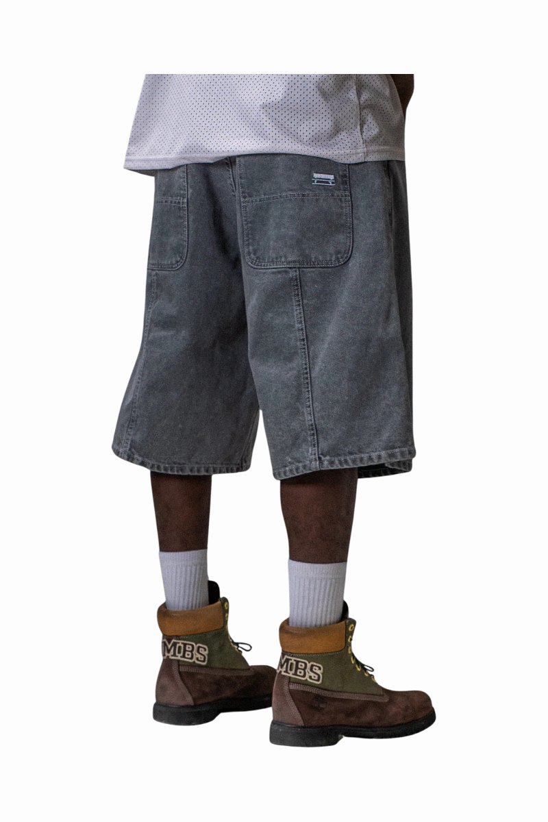 JACKER CLASSIC 3 STRIPES BAGGY SHORT Grey